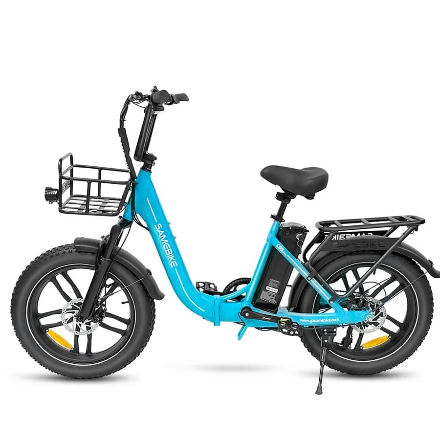 Light blue C05 Pro electric bike product image