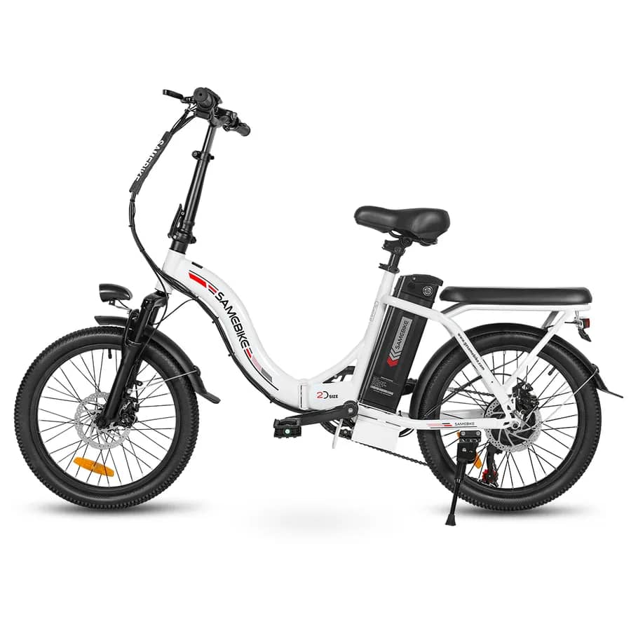 White CY20 electric bike product image