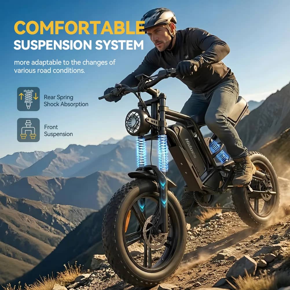Hidoes B6 Fat-Tyre Electric Bike - 1200W product gallery image